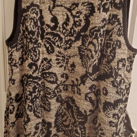 JOSEPH A. floral super soft comfy sweater vest plus size 2X NEW!!!! - Picture 8 of 13